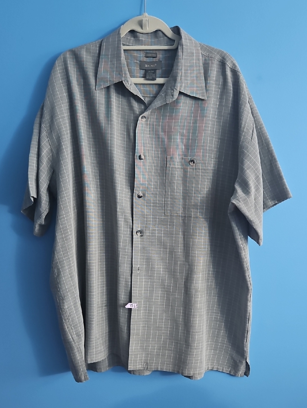 Bruno Classic Men's Short-Sleeve Button-Up Shirt